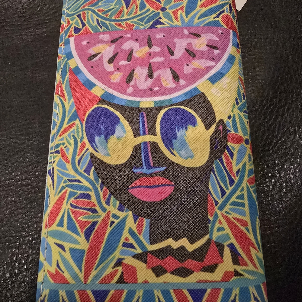 Colorful Abstract Art Clutch
